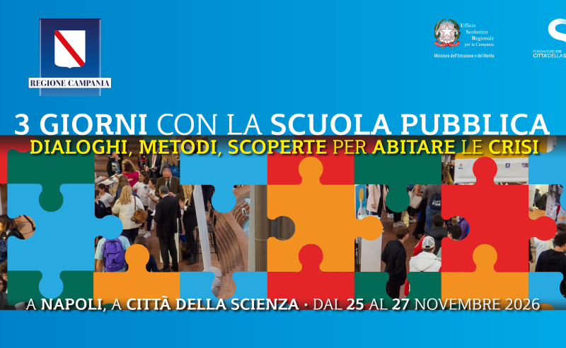 3 Giorni con la Scuola pubblica: dialoghi, metodi, scoperte per abitare le crisi