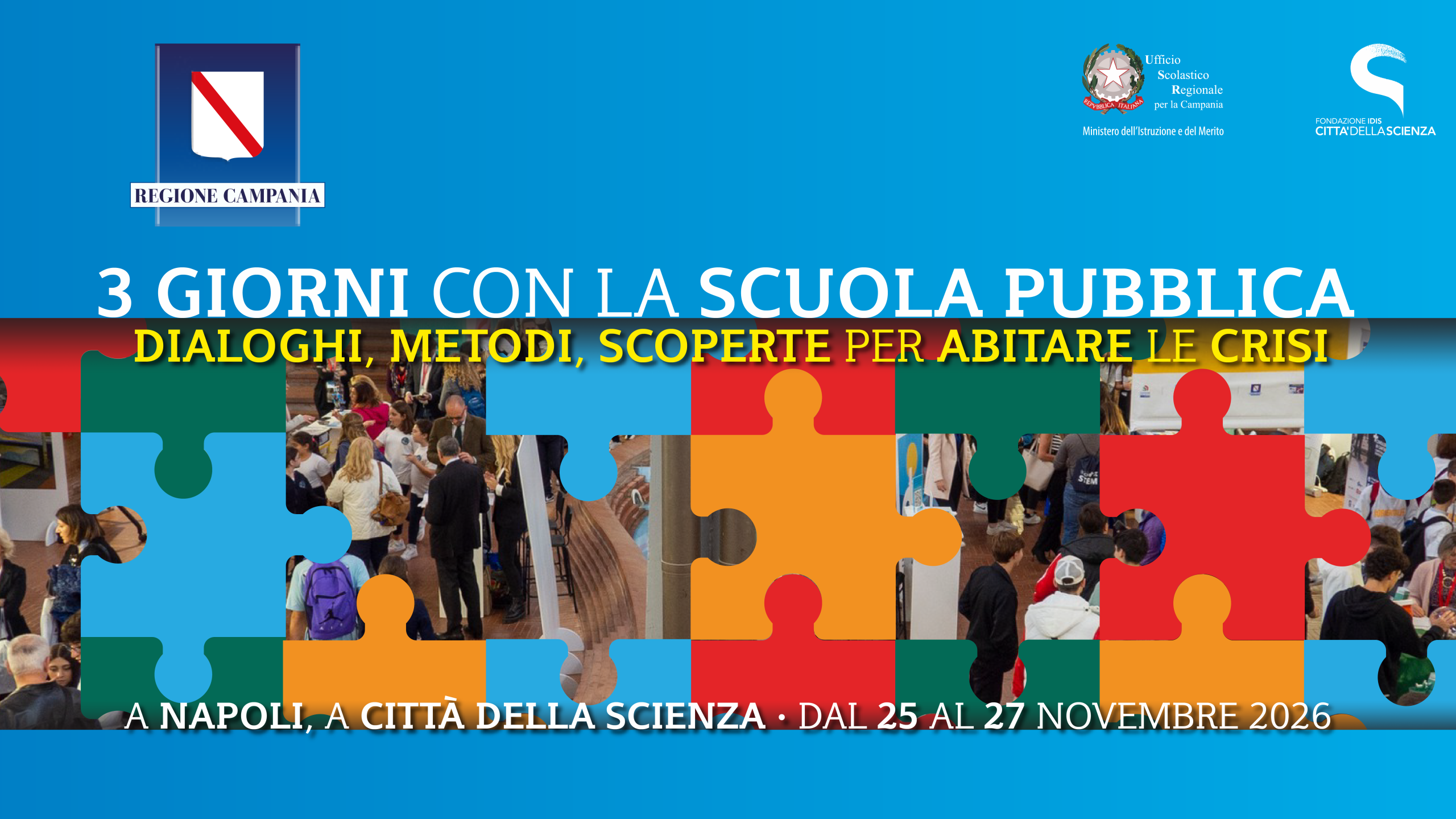 3 Giorni con la Scuola pubblica: dialoghi, metodi, scoperte per abitare le crisi