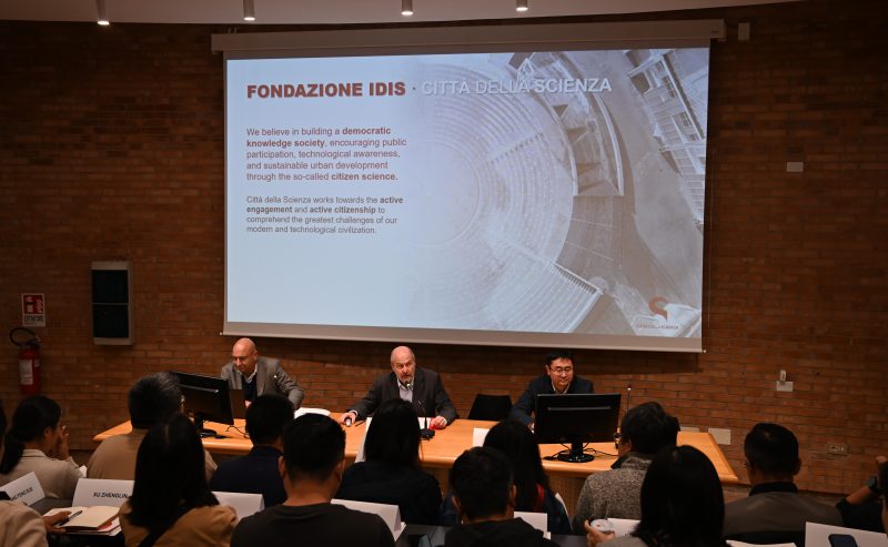 Delegazione della China Earthquake Administration in visita a Città della Scienza