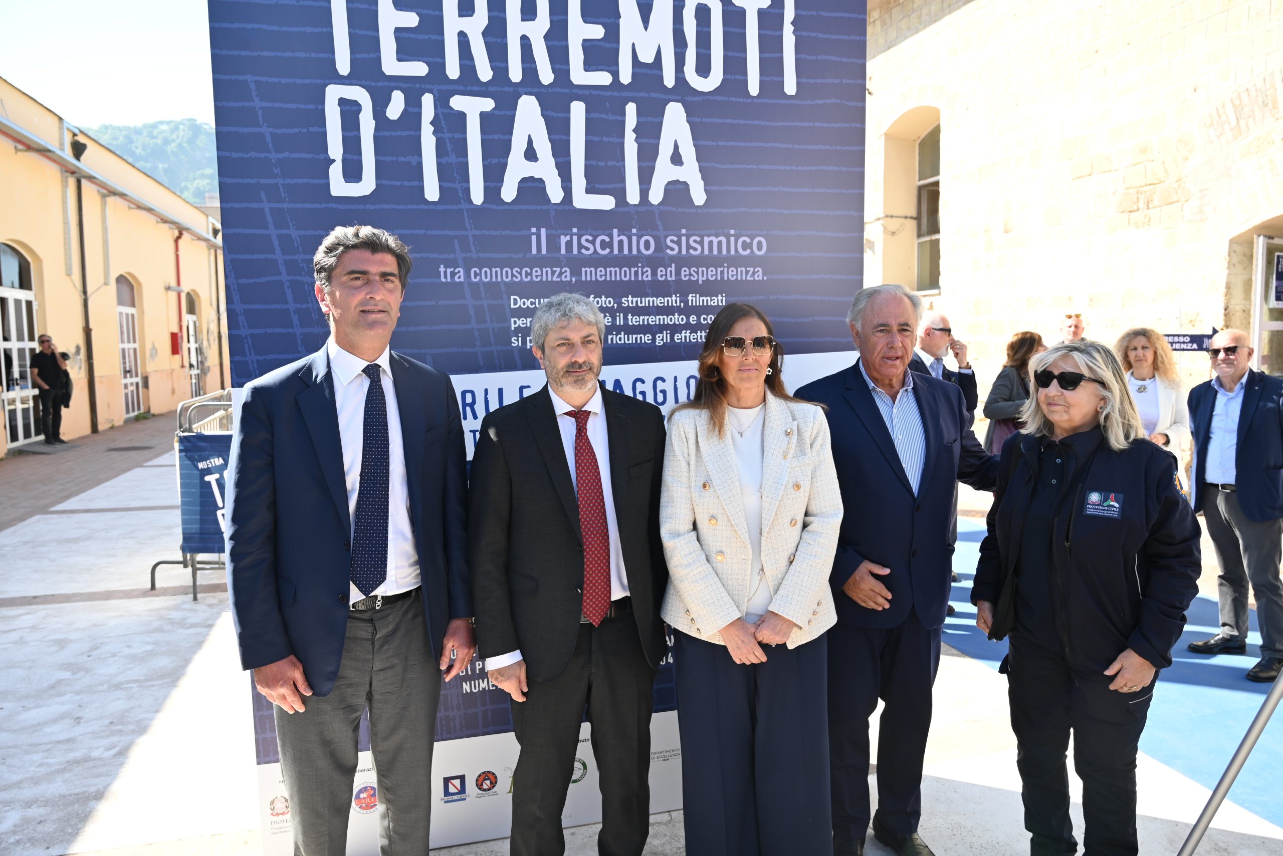 Il Presidente Fico e il Sindaco Manfredi in visita alla mostra “Terremoti d’Italia” a Città della Scienza