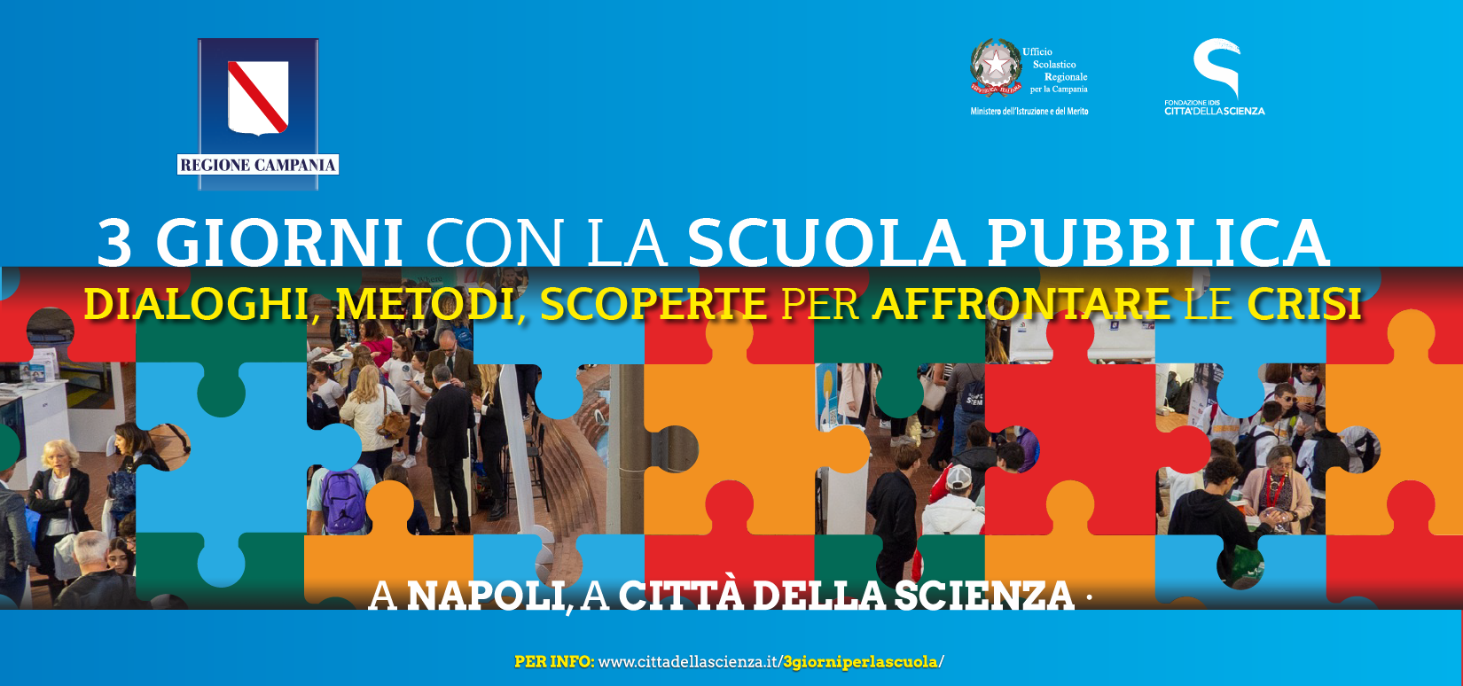 3 Giorni con la Scuola pubblica: dialoghi, metodi, scoperte per affrontare le crisi