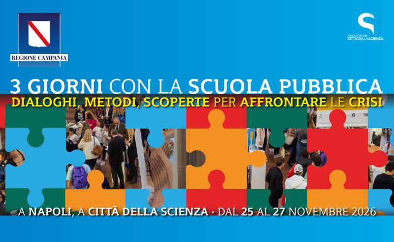 3 Giorni con la Scuola pubblica: dialoghi, metodi, scoperte per affrontare le crisi